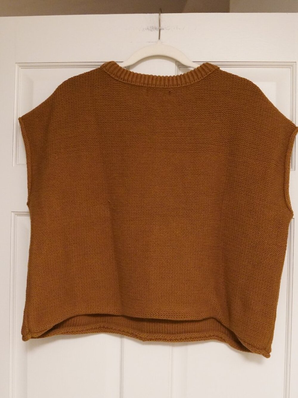 Universal Thread Brown Knit Sweater Vest Top Size Large - Picture 3 of 3